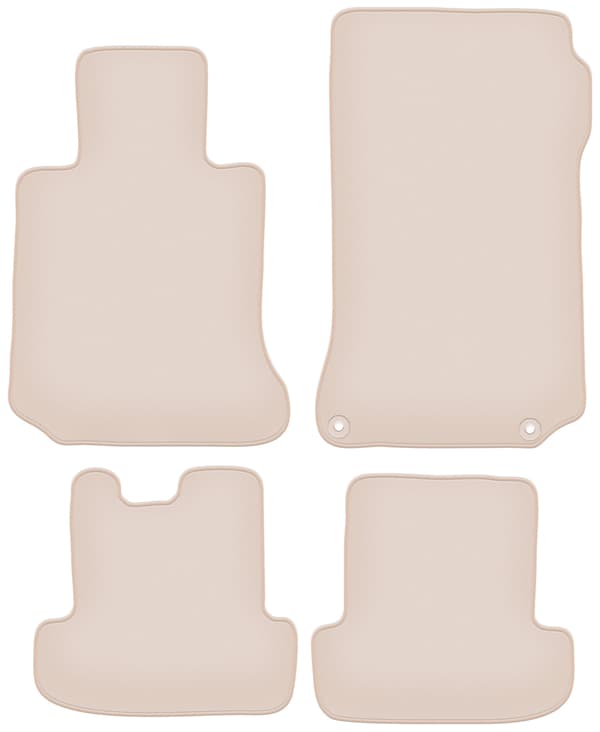 Bilmåtter PREMIUM beige til Mercedes W207 Coupe E-Klasse 2009-