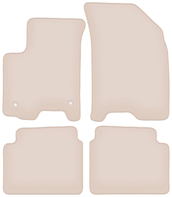 bilmåtter PREMIUM beige til: Daewoo Kalos hatchback, sedan 2002-2011