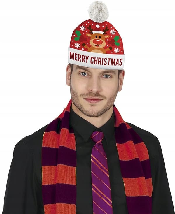 Talvipaidan pomponilla Rudolf Poro Joulu