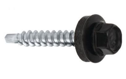 SELVBORENDE SKRUE 4,8*70MM RAL 9005 - 2.0 STO - WSB 70 9005