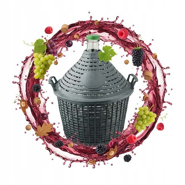 Pullo korissa Gąsior Dymion 20L Korkki + Putki Lasinen käymispullo