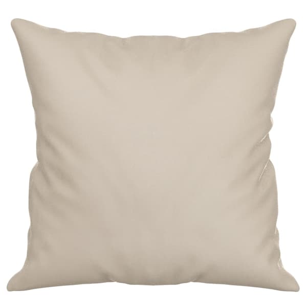 vidaXL Prydnadskuddar, 2 st, Creme, 40x40 cm, Mikrofiber