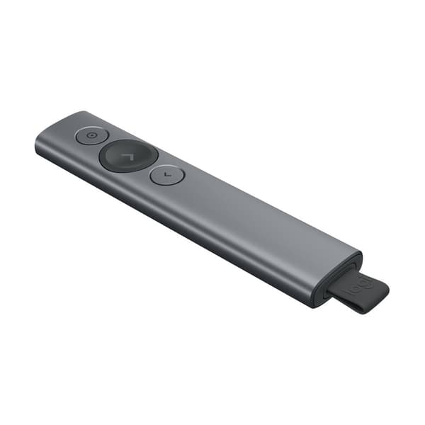 Logitech Spotlight præsentationsfjernbetjening grå, Bluetooth, USB-C