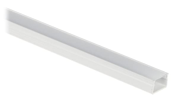 PROFIL MED LAMPESKÆRM TIL LED-STRIPS PR-LED/SW2/2M VÆGSMONTERING HVID
