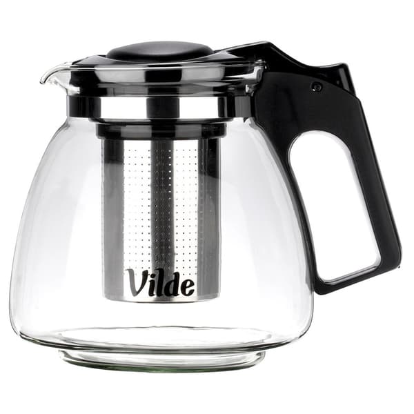 Varmebestandig glaskande med teinfuser 1,15 liter