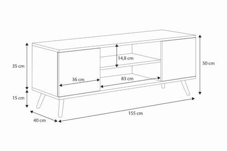 RTV Focus 155 cm ek artisan