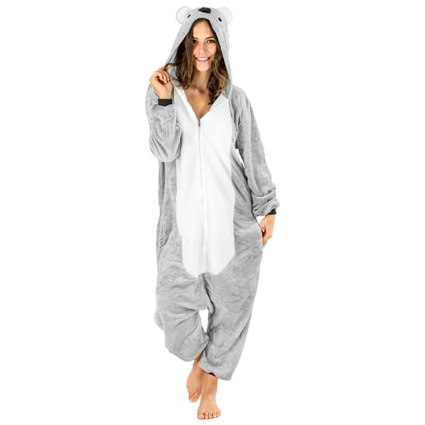 Koala-heldragt til mænd, gave til manden, kigurumi-jumpsuit, vinter M, koala-heldragt - S