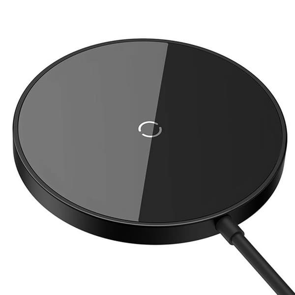 Baseus Simple Mini3 15W magnetisk induktiv laddare (svart)