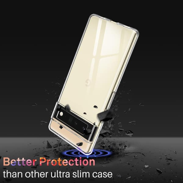 TRANSPARENT SKAL FÖR GOOGLE PIXEL 6 PRO