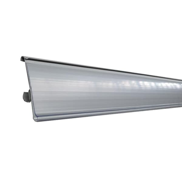 Prislist för hyllplan, insticksmonterad, L-100cm, mörkgrön, N