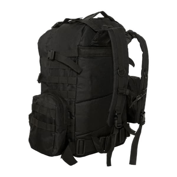 Turisterygsæk OFFLANDER survival combo 38l sort