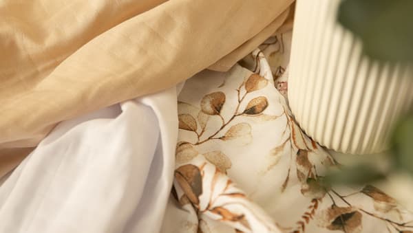 BEIGE MUSLINBLÖJA (Förpackning - 3 st)