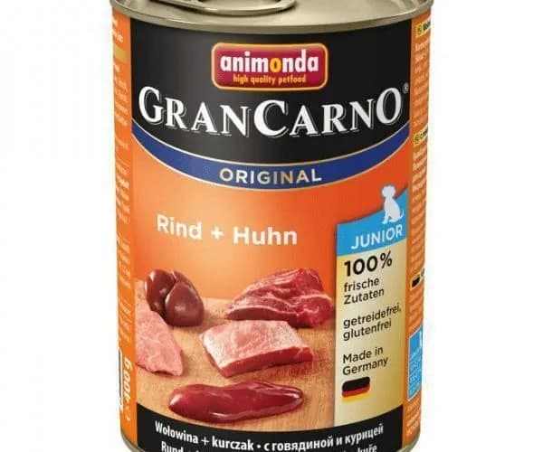 Animonda Grancarno Junior vådfoder til hunde 12 x 400 g