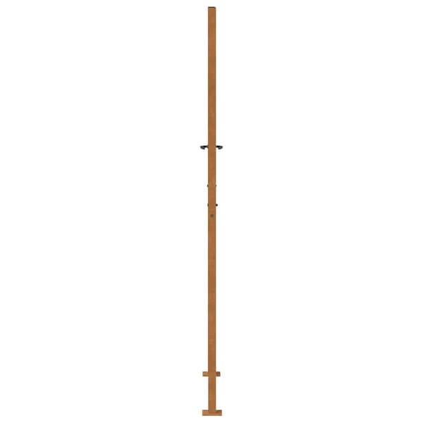 vidaXL Trädgårdsgrind 105x205 cm rostfritt stål lättviktskonstruktion
