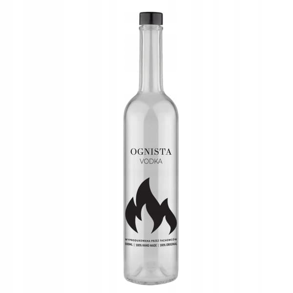 Träeldlåda + flaska för vin, vodka, alkohol