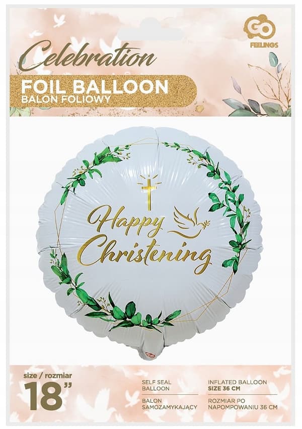18" Happy Christmas -folioilmapallo