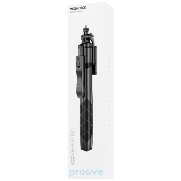 Stativ Selfie Stick Proove MegaStick svart