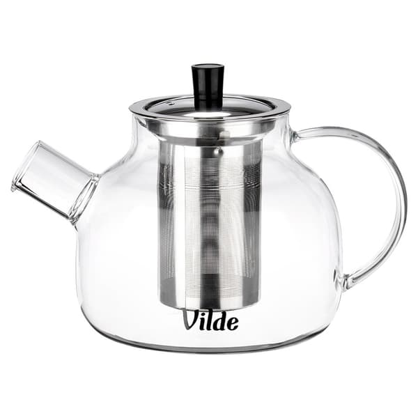 Värmetålig glaskanna med teinfuser 850 ml