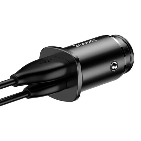 Baseus Square PPS QC4.0 / PD3.0 Billaddare 5A 30W (Svart)