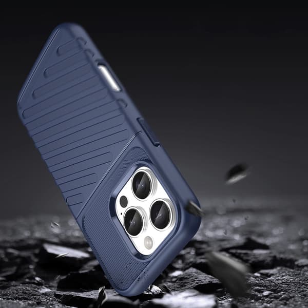 Thunder-cover til iPhone 16 Pro Max - Blå