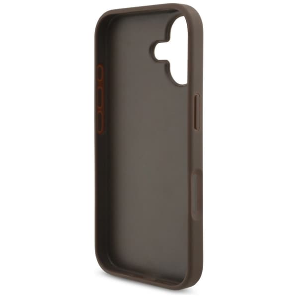Guess 4G-skal med stor logotyp till iPhone 17 – brunt