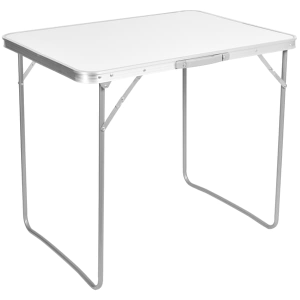 CORN campingbord, foldbart, 80x60 cm, hvidt