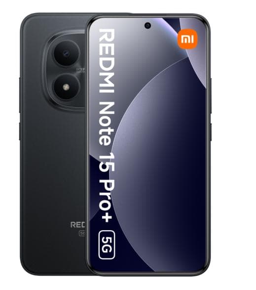 Smartphone XIAOMI Redmi Note 15 Pro+ 5G 8 GB/ 256 GB Sort