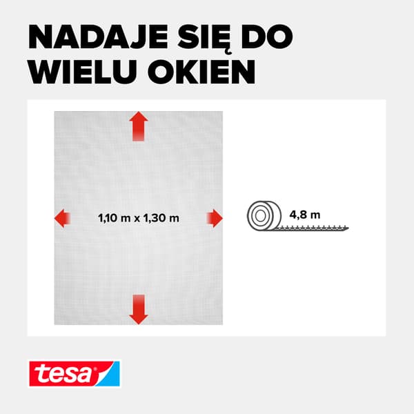 059253 TESA KLÆBENDE STANDARD 1,1X1,3M ANTHRACIT