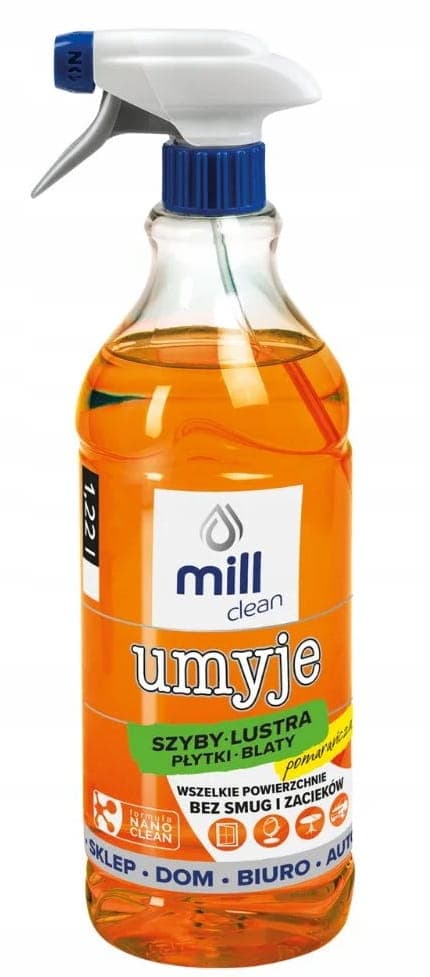Mill glas-, spejl- og fliserens 1,22 l