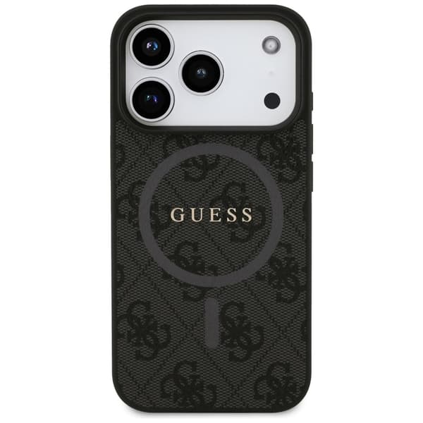 Guess 4G Ring Classic Logo MagSafe - iPhone 17 Pro cover (sort)