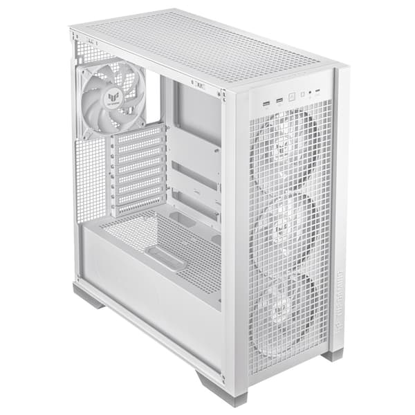 ASUS TUF GAMING GT302 TG ARGB vitt datorchassi