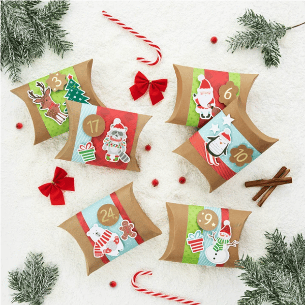 Adventskalender 24 dele DIY puder