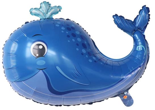 Hval folieballon 80x55 cm 1 stk.