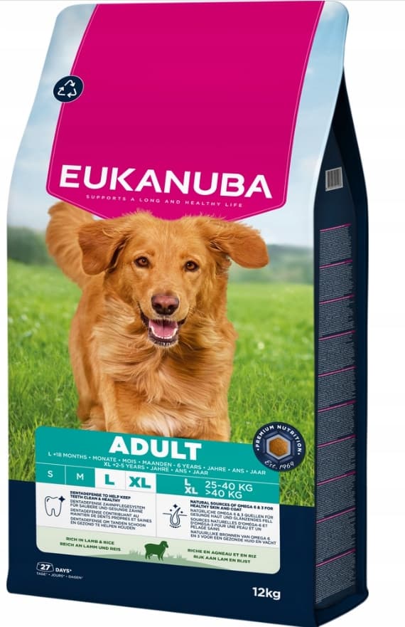 EUKANUBA torrfoder för vuxna stora hundar 12 kg