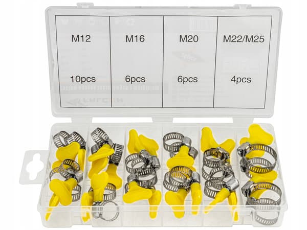 M12-M25 metalliset mattopuristimet 26 kpl