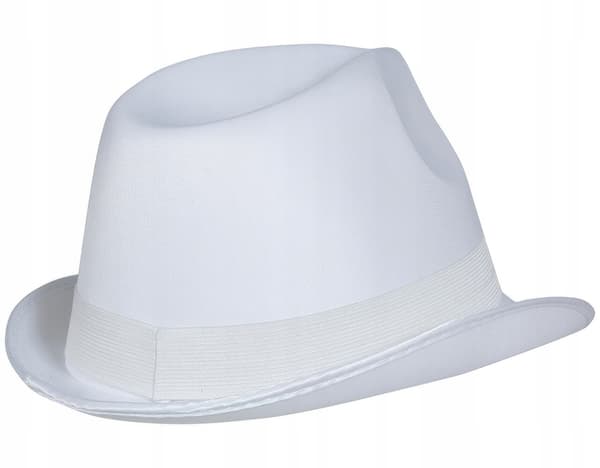 AL Capone White Gangster Mafioso Hat