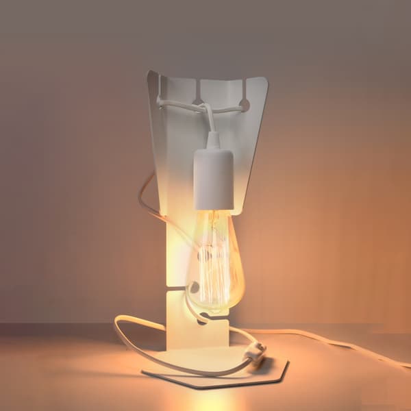 ARBY SKRIVEBORDSLAMPE 1 E27 HVID SOLLUX SL.0879