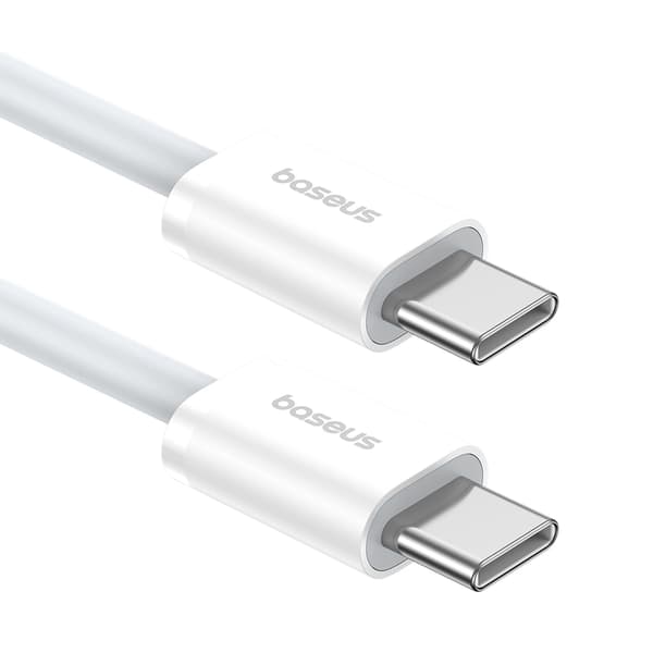 Baseus Superior Series ll USB-C -kaapeli - USB-C 30W 480Mb/s 2m - Valkoinen