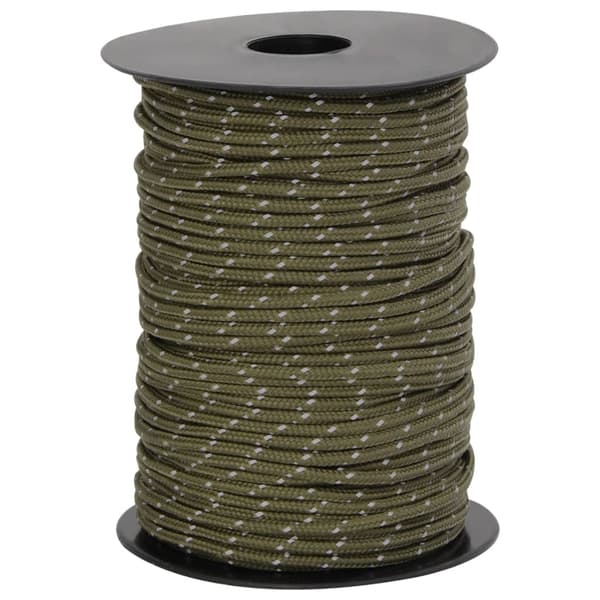 vidaXL teltreb med strammere, reflekterende elementer, 50 m, 3 mm