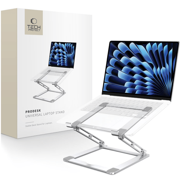 TECH-PROTECT ULS400 PRODESK UNIVERSALT LAPTOPSSTÄLL SILVER