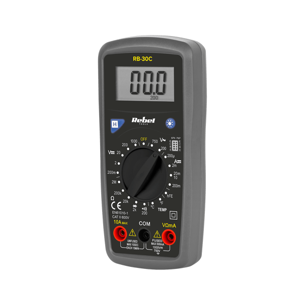 Universal måler Rebel Tools RB-30C