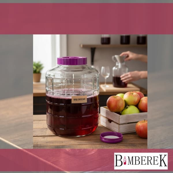 15L glaskrukke til vin, agurker, kål, syltetøj, multifunktionel