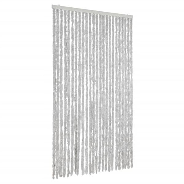vidaXL Flugnät, Grå, 100x230 cm, Chenille