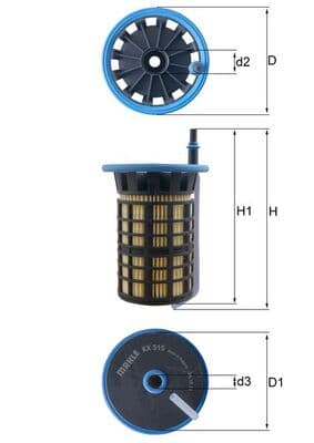 KX515 KNECHT BRÆNDSTOFFILTER