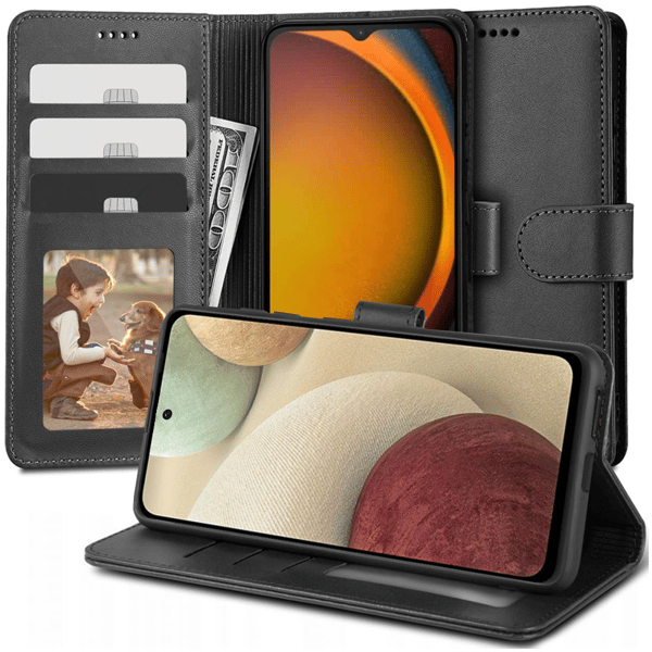 TECH-PRECT LOMPAKKO GALAXY XCOVER 7 MUSTA