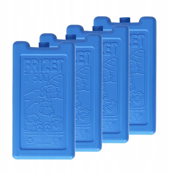 Køleindsatser til rejsekøletasker, termopose, 4x500 ml