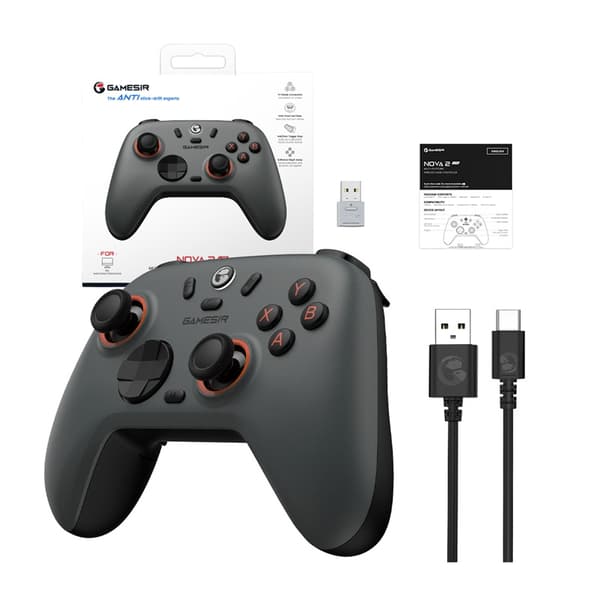 GameSir Nova 2 Lite trådløs controller (grå)
