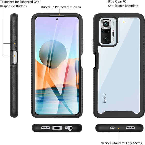 FODRAL TILL XIAOMI REDMI NOTE 10 PRO DUBBELT SKYDD