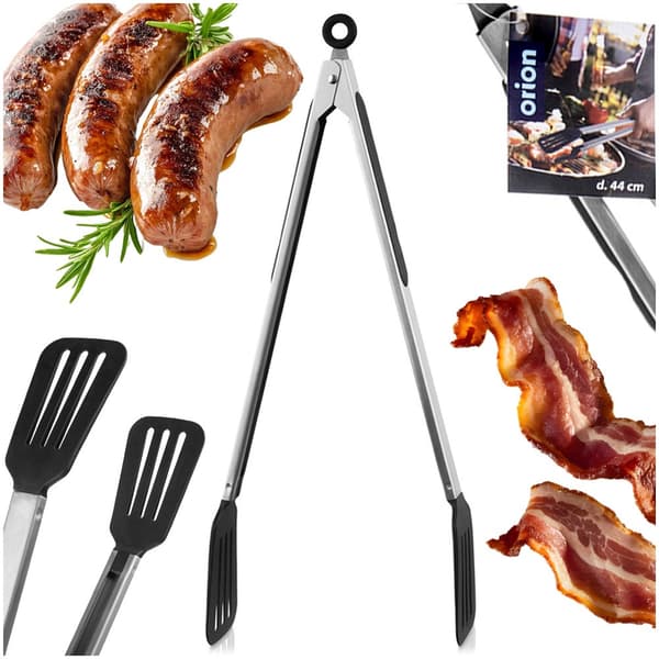 Stålgrilltænger 44 cm