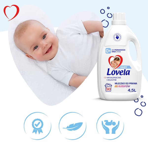 Lovela Baby Farvevaskemiddel 4,5l